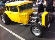Yellow 5-window Coupe